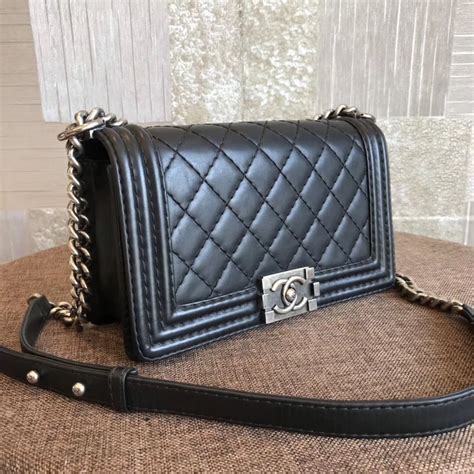 chanel calfskin boy medium flap bag|chanel black quilted flap bag.